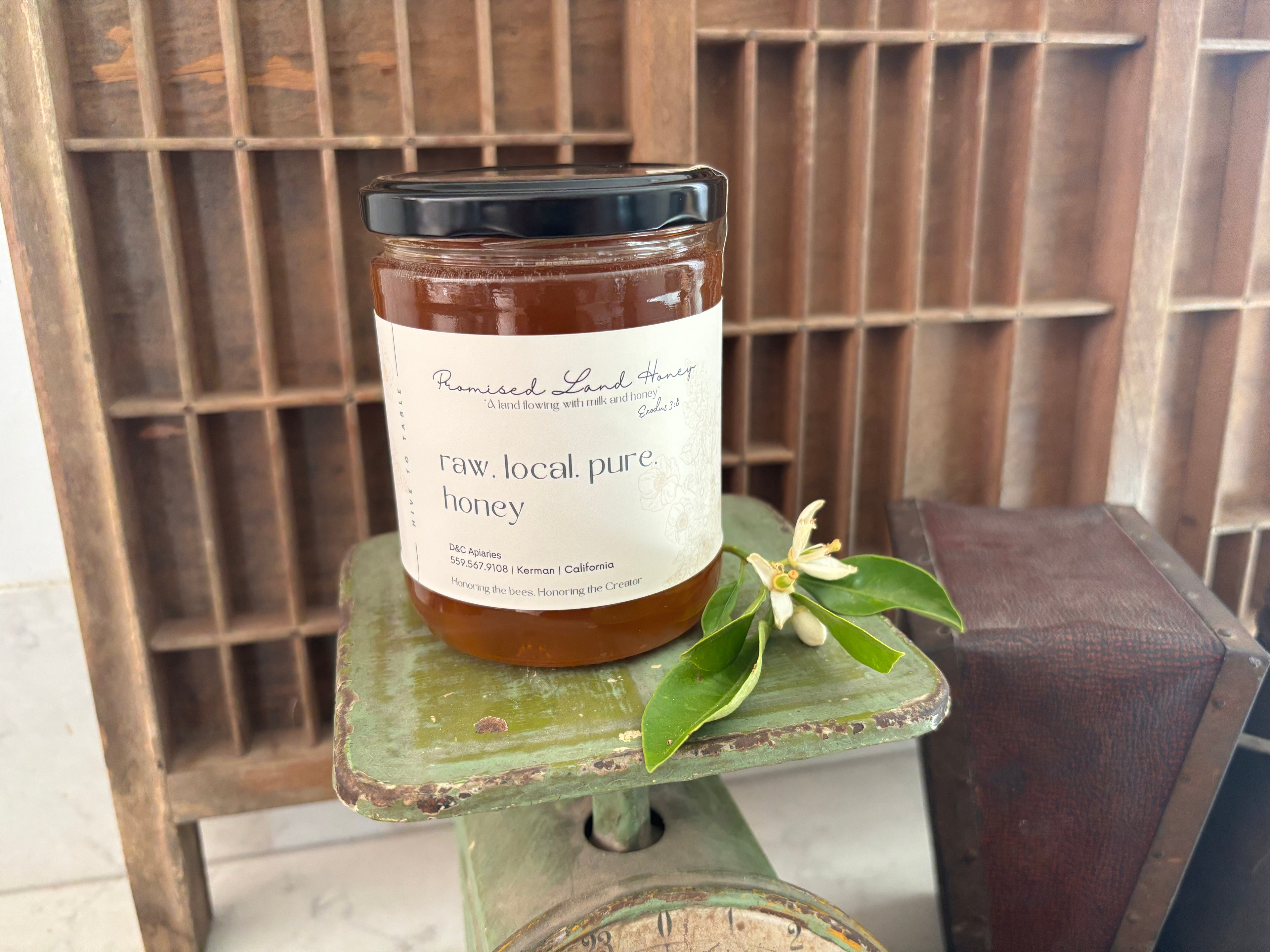 20oz Orange Blossom Glass Jar